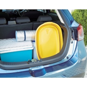 トラスコ中山(TRUSCO) 【生産完了品】折りたたみタライ 水抜栓付 イエロー 23L 折りたたみタライ 水抜栓付 イエロー 23L TORT-Y 画像3