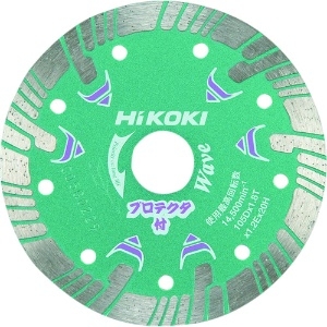 HiKOKI ダイヤモンドカッター 105mmX20 (波形タイプ) プロテクタ 0032-4700