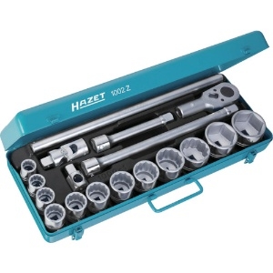 HAZET ソケットレンチセット(差込角19.0mm) メタルケース入り ソケットレンチセット(差込角19.0mm) メタルケース入り 1002Z