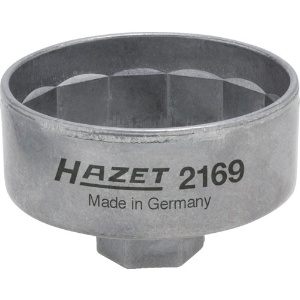 HAZET カップ式オイルフィルターレンチ14角 フィルター径74.4差込9.5 2169