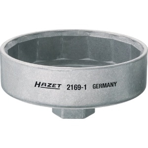 HAZET カップ式オイルフィルターレンチ15角 フィルター径92 差込12.7 2169-1