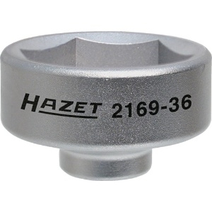 HAZET カップ式オイルフィルターレンチ(6角) 差込角9.5mm 2169-36