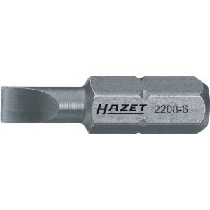 HAZET ビット(差込角6.35mm) 刃先[[-]]8.0×1.2 ビット(差込角6.35mm) 刃先[[-]]8.0×1.2 2208-11