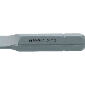 HAZET ビット(差込角8mm) 刃先[[-]]6.5×1.2 ビット(差込角8mm) 刃先[[-]]6.5×1.2 2210-10