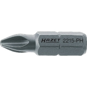 HAZET ビット(差込角6.35mm) 刃先[[+]]2 2215-PH2