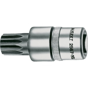 HAZET ドレーンプラグ用ソケット 差込角12.7mm ドレーンプラグ用ソケット 差込角12.7mm 2567-16