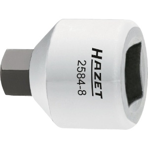 HAZET ブレーキキャリパースクリュードライバーソケット差込9.5mm対辺8m ブレーキキャリパースクリュードライバーソケット差込9.5mm対辺8m 2584-8