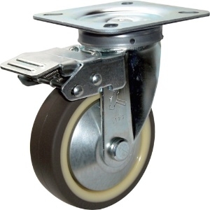 ハンマー スイッチキャスター ウレタン車輪(ラジアルボールベアリング)150mm スイッチキャスター ウレタン車輪(ラジアルボールベアリング)150mm 400FAS-UB150