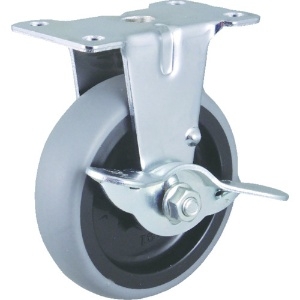 ハンマー Eシリーズ固定式エラストマー車輪(PPホイール)50mm ストッパー付 415ER-L50
