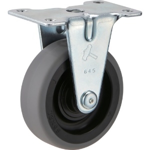 ハンマー 静音固定式エラストマー車輪(PPホイール・ボールベアリング)75mm 420BER-LZ75