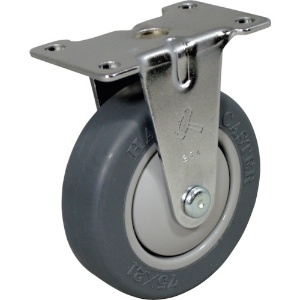 ハンマー 固定式エラストマー車輪(PPホイール・ラジアルボールベアリング)65mm 420ER-LB65