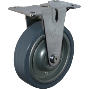 ハンマー 固定式ゴム車輪(スチールホイール)65mm 420ER-PR65