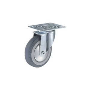 ハンマー 旋回式ウレタン車輪(ナイロンホイール・ボールベアリング)125mm トータルロック 420M-KUB125