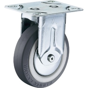 ハンマー 固定式ウレタン車輪(ナイロンホイール・ボールベアリング)100mm トータルロック 420MR-KUB100