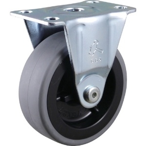 ハンマー 固定式エラストマー車輪(PPホイール)75mm 420R-L75