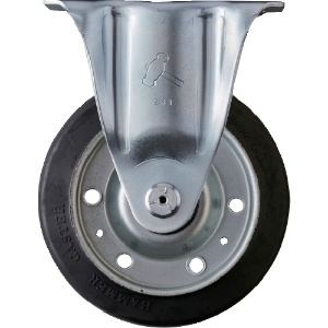 ハンマー 固定式ゴム車輪(スチールホイール・ローラーベアリング)150mm 420SR-RB150