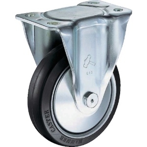 ハンマー 固定式ゴム車輪(スチールホイール・ローラーベアリング)125mm 520SR-RB125