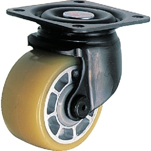 ハンマー 低床重荷重用旋回式ウレタン車輪(アルミホイール・ボールベアリング)50mm 低床重荷重用旋回式ウレタン車輪(アルミホイール・ボールベアリング)50mm 540S-BAU50