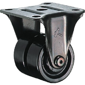 ハンマー 低床中荷重用固定式ナイロン車輪 50mm 550R-N50