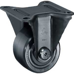 ハンマー 低床超重荷重用固定式ナイロン車輪(ラジアルボールベアリング)75mm 560SR-NRB75