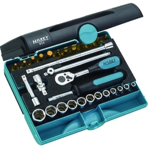 HAZET ソケットレンチセット(差込角6.35mm) ソケットレンチセット(差込角6.35mm) 854
