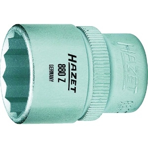 HAZET ソケットレンチ(12角タイプ・差込角9.5mm・対辺9mm) ソケットレンチ(12角タイプ・差込角9.5mm・対辺9mm) 880Z-9