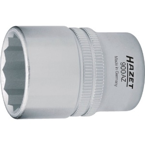 HAZET ソケットレンチ インチサイズ(12角タイプ・差込角12.7mm・対辺1.1/16インチ) ソケットレンチ インチサイズ(12角タイプ・差込角12.7mm・対辺1.1/16インチ) 900AZ-1.1/16
