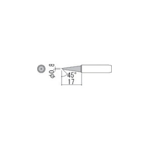 白光 こて先 0.8C型 こて先 0.8C型 900M-T-0.8C