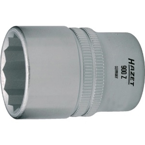 HAZET ソケットレンチ(12角タイプ・差込角12.7mm) 対辺寸法10mm 900Z-10