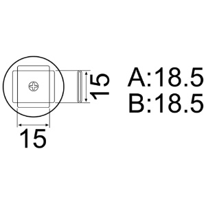 白光 ノズル PLCC 17.5mmX17.5mm(44ピン) A1135B