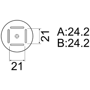 白光 ノズル BQFP 24mmX24mm ノズル BQFP 24mmX24mm A1182B