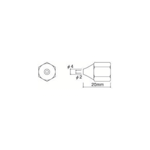 白光 メルター用ノズル805用2.0 A1307