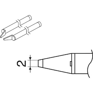 白光 こて先 CHIP 2L型 こて先 CHIP 2L型 A1378 画像2