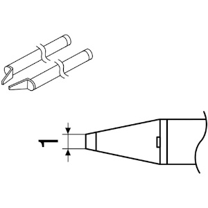 白光 こて先 CHIP 1L型 こて先 CHIP 1L型 A1379
