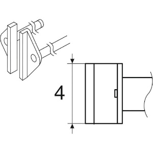 白光 こて先 SOP 4L型 こて先 SOP 4L型 A1390