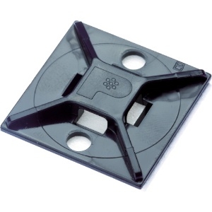 パンドウイット マウントベース アクリル系粘着テープ付き 耐候性黒(100個入) マウントベース アクリル系粘着テープ付き 耐候性黒(100個入) ABM2S-AT-C0
