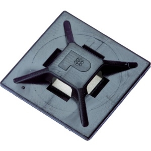パンドウイット マウントベース アクリル系粘着テープ付き 耐候性黒(500個入) ABMM-AT-D0