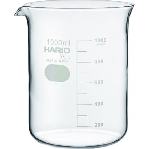 HARIO ビーカー(個箱仕様) 1000ml B-1L-H32