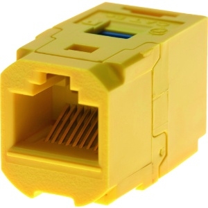 パンドウイット カテゴリ6 JJアダプタ(RJ45中継用ジャック) 黄 カテゴリ6 JJアダプタ(RJ45中継用ジャック) 黄 CC688YL