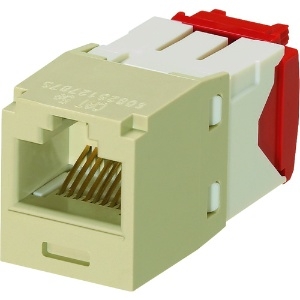 パンドウイット カテゴリ5E RJ45モジュラージャック UTP TGタイプ アイボリー CJ5E88TGGR CJ5E88TGEI