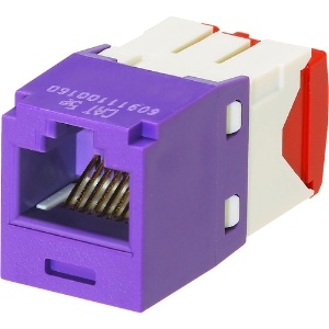 パンドウイット カテゴリ5E RJ45モジュラージャック UTP TGタイプ 紫 CJ5E88TGVL カテゴリ5E RJ45モジュラージャック UTP TGタイプ 紫 CJ5E88TGVL CJ5E88TGVL