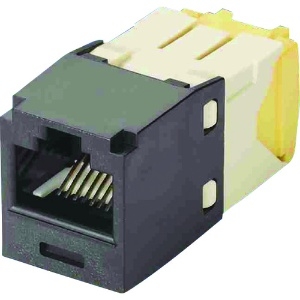 パンドウイット カテゴリ5E RJ45モジュラージャック UTP 28・30AWG TGタイプ 黒 CJT5E88TGBL CJT5E88TGBL