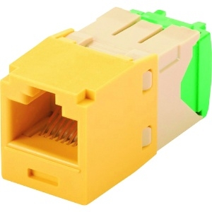 パンドウイット カテゴリ6 RJ45モジュラージャック UTP 28・30AWG TGタイプ 黄 CJT688TGYL CJT688TGYL