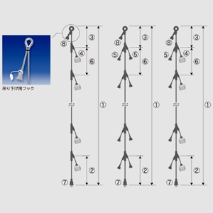 HASEGAWA 分岐ケーブル ESYシリーズ 10階用 防水ソケット 防水コネ 分岐ケーブル ESYシリーズ 10階用 防水ソケット 防水コネ ESY-3E-10 画像3