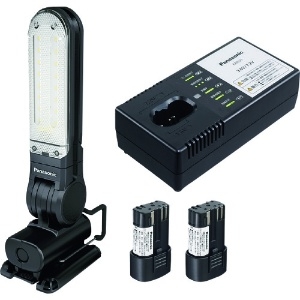 パナソニック 工事用 充電LEDマルチ投光器 セット品 工事用 充電LEDマルチ投光器 セット品 EZ3720LA2S-B