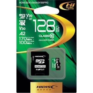 ハイディスク 超高速R170シリーズmicroSDXCカード 128GB 超高速R170シリーズmicroSDXCカード 128GB HDMCSDX128GA2V30PRO 画像2