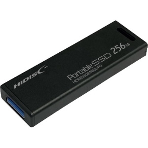 ハイディスク MiniStickポータブルSSD 256GB USB3.2Gen2対応データ 録画用 MiniStickポータブルSSD 256GB USB3.2Gen2対応データ 録画用 HDMSSD256GJP3R