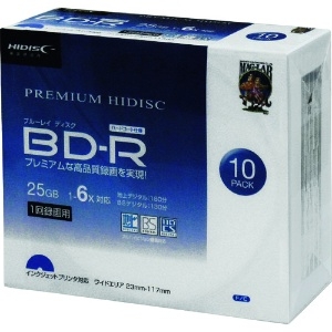 ハイディスク BD-R 10枚パック BD-R 10枚パック HDVBR25RP10SC