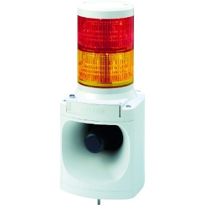 パトライト LED信号灯付き電子音報知器 LKEH-202FA-RY
