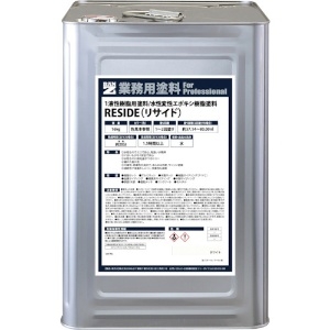 BANーZI 樹脂・アルミ(サッシ・外壁)用塗料 RESIDE 16kg ホワイト N-93 樹脂・アルミ(サッシ・外壁)用塗料 RESIDE 16kg ホワイト N-93 L-RSD/K16A